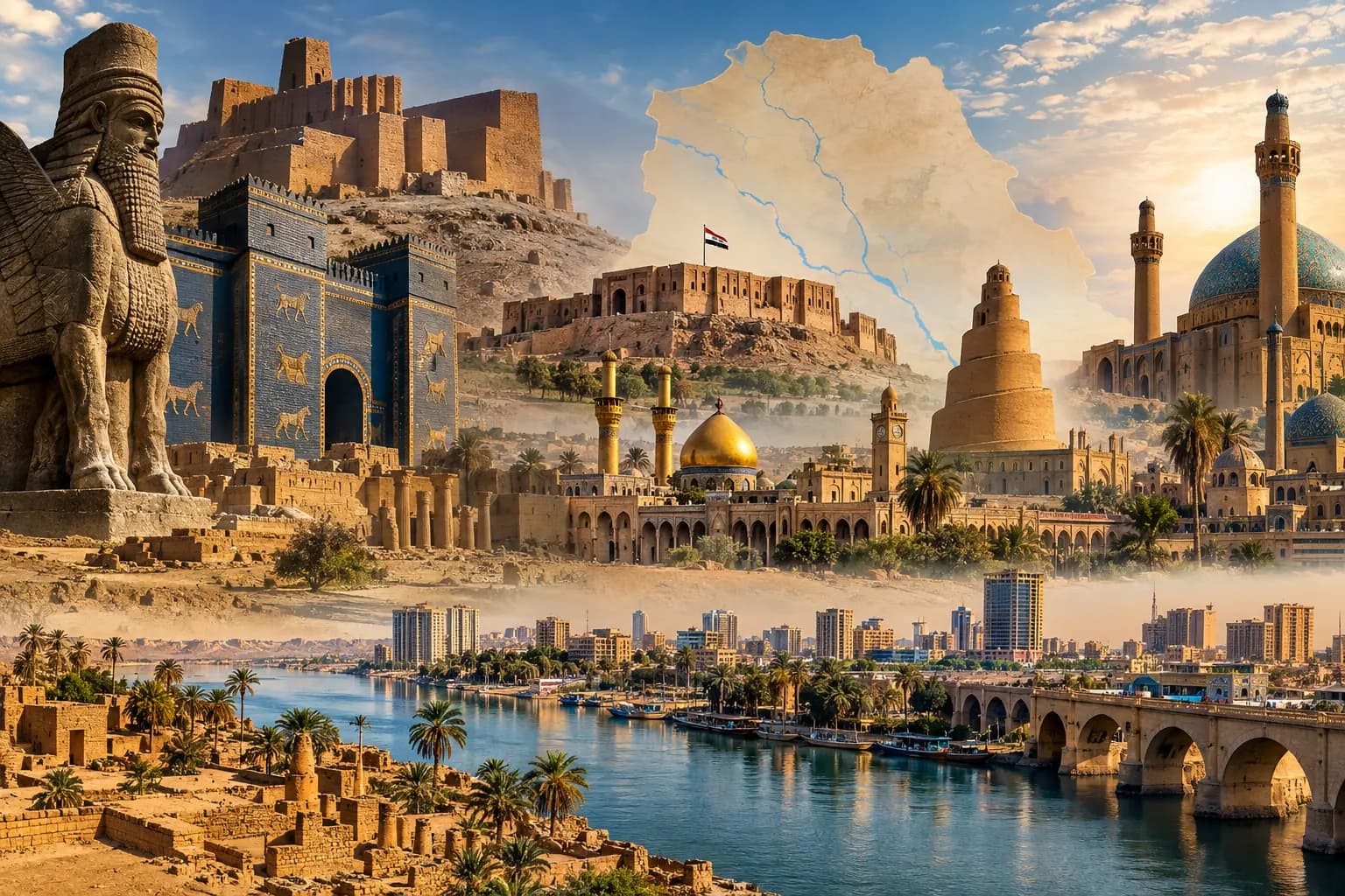 مدن عراقية: قصة أصولها وأسمائها، من سومر إلى العراق الحديث