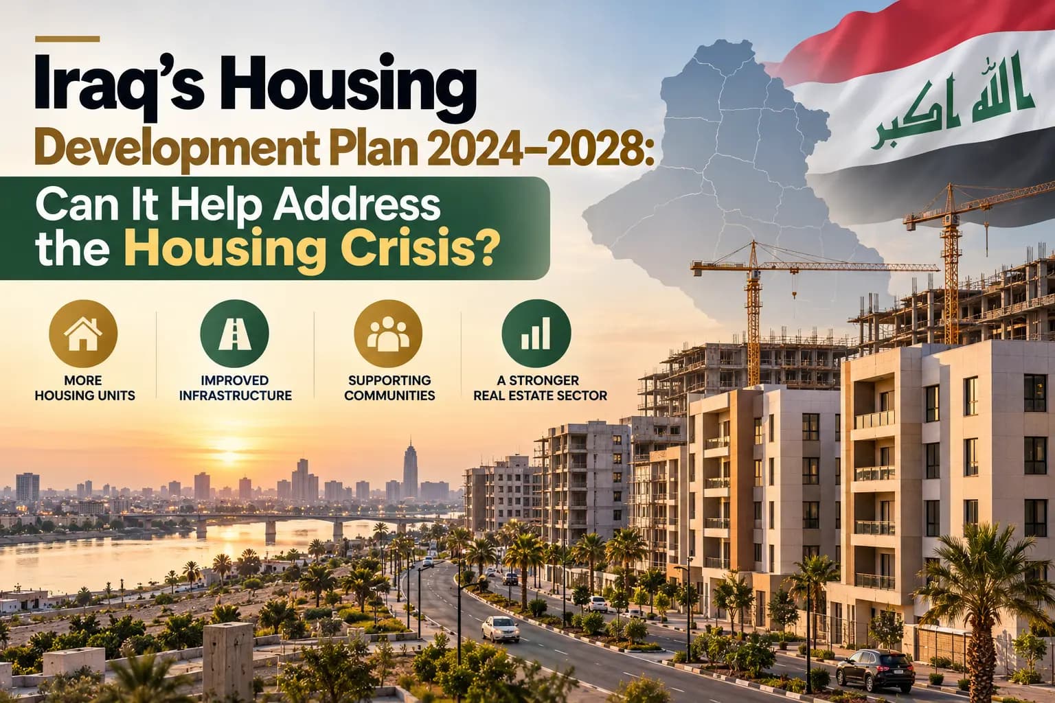 خطة التنمية السكنية في العراق 2024-2028: هل يمكن أن تساعد في معالجة أزمة السكن؟