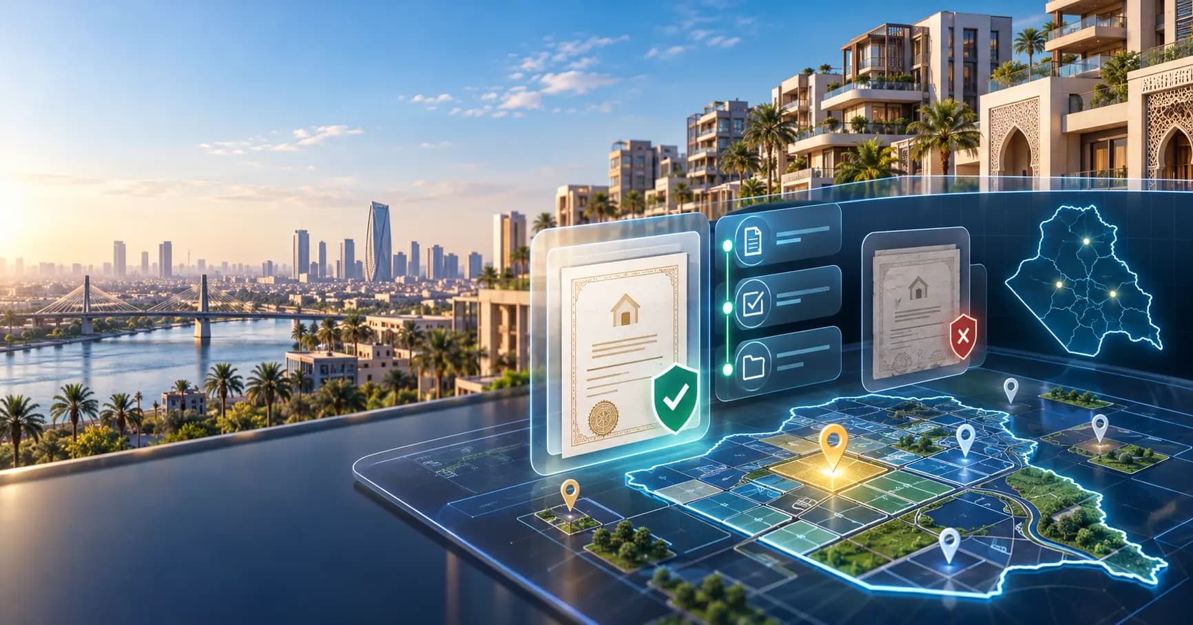 التحول الرقمي في قطاع العقارات العراقي: ماذا يعني مبادرة وطن وأتمتة تسجيل العقارات؟