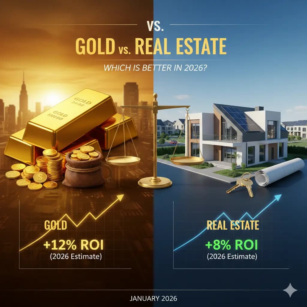 Gold vs. Real Estate: Which Is the Better Investment in 2026?