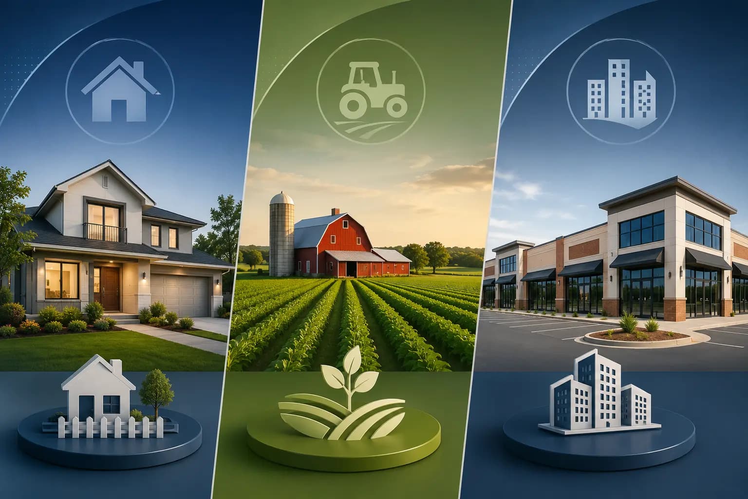 What's the Difference Between Residential, Agricultural, and Commercial Property Titles